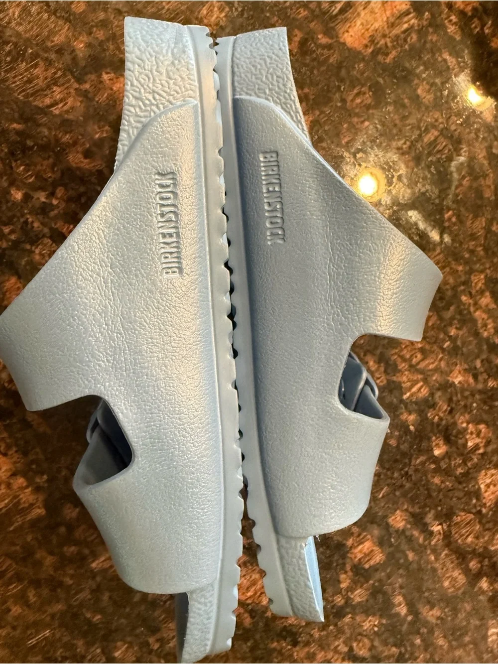 Birkenstock Kids Arizona EVA Sandals — Dusty Blue